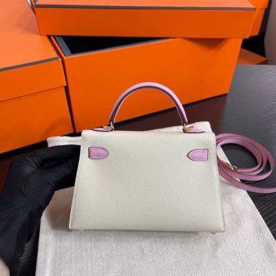 wholesale quality hermes kelly mini ii epson phw bicolor craie match mauve sylvestre